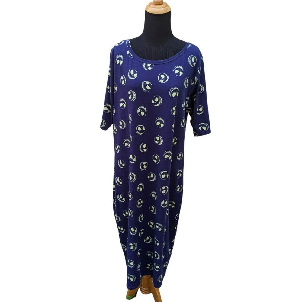Jack Skellington LuLaRoe Julia sheath dress sz 2XL